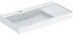 Geberit ONE WT 90x48cm, CleanDrain, Ablg.re m. Hl., o. &Uuml;l., wei&szlig;,...