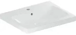 Geberit iCon Light Waschtisch 60x48cm mit Hahnloch, mit &Uuml;l., wei&szlig;, KeraTect