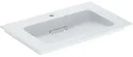 Geberit ONE MWT 75x48cm, CleanDrain m. Hl., o. &Uuml;l., wei&szlig;, KeraTect/wei&szlig; glzd