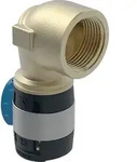 Geberit FlowFit &Uuml;bergangsbogen 90Gr mit IG Rg+ 90Gr d25-Rp1