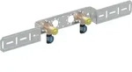 Geberit FlowFit Anschlusswinkel 90Gr vormontiert 2-fach Rg+ d20-Rp1/2 L:52mm