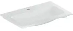 Geberit iCon M&ouml;belwaschtisch 75x48cm mit Hahnloch, ohne &Uuml;berlauf, wei&szlig;