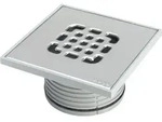 Viega Aufsatz 4934.4 in 150x150mm Kunststoff grau