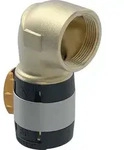 Geberit FlowFit &Uuml;bergangsbogen 90Gr mit IG Rg+ 90Gr d63-Rp2