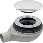 Geberit Duschwannenablauf d90 m. Ablaufdeckel Sperrwasserh&ouml;he 30 mm d40 PP