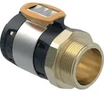 Geberit FlowFit &Uuml;bergang mit Aussengewinde SiBr d63-R2 1/2