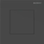 Geberit Typ 40 UR-Strg. mit pneum. Sp-Ausl. Square, schwarzmatt/Etc