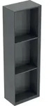 Geberit Regal rechteckig 22,5x70x13,2cm, lava matt