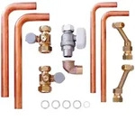 Vaillant VCW-Installationsset Auf-/Unterputz, Rohre k&uuml;rzbar