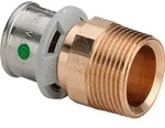 Viega &Uuml;bergangsst&uuml;ck mit SC Sanfix P 2111 in 32mm x R1 1/4 Rotguss