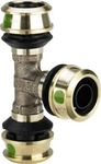 Viega T-St&uuml;ck mit SC Raxofix 5318 in 40mmx25mmx32mm Siliziumbronze
