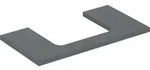 Geberit ONE WT-Platte, Ausschnitt mi. f&uuml;r AWT 90x3x47cm, lava matt