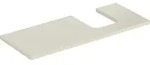 Geberit ONE WT-Pl. Aus re f&uuml;r AWT Schalenform 120x3x47cm, sandgrau hgl.