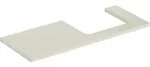 Geberit ONE WT-Platte, Ausschnitt re, f&uuml;r AWT 120x3x47cm, sandgrau hgl.