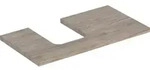 Geberit ONE WT-Pl. Aus li f&uuml;r AWT Schalenform 90x3x47cm, Nussbaum hickory