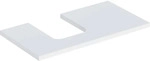 Geberit ONE WT-Pl. Aus li f&uuml;r AWT Schalenform 90x3x47cm, wei&szlig; matt