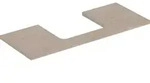 Geberit ONE WT-Platte, Ausschnitt mi. f&uuml;r AWT 120x3x47cm, Eiche