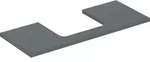 Geberit ONE WT-Platte, Ausschnitt mi. f&uuml;r AWT 120x3x47cm, lava matt