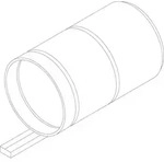 BOSCH Ersatzteil TTNR: 63015279 Flammtopf S115 17-21 D286xL614 everp