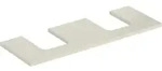 Geberit ONE WT-Pl. Aus re/li f. AWT Schalenf. 135x3x47cm, sandgrau hgl.
