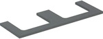 Geberit ONE WT-Platte, Aus re/li, f&uuml;r AWT 135x3x47cm, lava matt