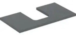 Geberit ONE WT-Pl. Aus mi. f. AWT Schalenform 90x3x47cm, lava matt