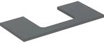 Geberit ONE WT-Platte, Ausschnitt mi. f&uuml;r AWT 105x3x47cm, lava matt