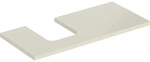Geberit ONE WT-Pl. Aus li f&uuml;r AWT Schalenform 105x3x47cm, sandgrau hgl.