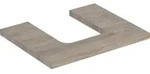 Geberit ONE WT-Pl. Aus mi. f. AWT Schalenform 60x3x47cm, Nussbaum hickory