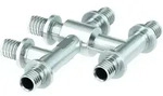TECEflex Kreuzungsfitting 20 x 16 x 16 mm, vernickelt