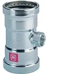 Viega T-St&uuml;ck mit SC Prestabo 1117.2XL in 88,9mmxRp3/4x88,9mm Stahl verzinkt