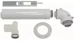 Vaillant Basis-Anschluss-Set konz. Abgasl. PP 60/100mm an DN 60 im Schacht