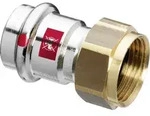 Viega Verschraubung mit SC Prestabo 1163 in 42mm x G2 Stahl verzinkt