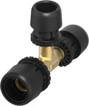 TECElogo-Ax T-St&uuml;ck reduziert Dimension 32 x 25 x 25, Siliziumbronze