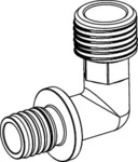 TECEflex Winkel&uuml;bergangsnippel Dim. 32 x Rp 1, Standard Messing"