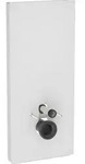 Geberit Monolith Sanit&auml;rmodul f&uuml;r Wand-WC 114cm, Glas wei&szlig; / Aluminium geb&uuml;rstet