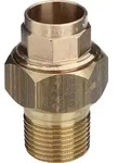 Viega Rohrverschraubung 94331G flachdichtend in 28mm x R1 Rotguss