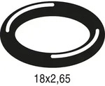 BOSCH Ersatzteil TTNR: 87102051010 O-Ring 18x2,65 (10x)