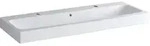 Geberit iCon Waschtisch, 120x48,5cm zwei Hl., m. &Uuml;l., wei&szlig;