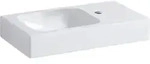 Geberit iCon HWB mit Ablagefl&auml;che, 53x31cm Hahnloch rechts, o. &Uuml;l., wei&szlig;