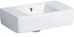 Geberit Renova Compact HWB, verk. Ausladung 40x25cm, o. Hl., m. &Uuml;l., wei&szlig;