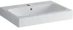 Geberit iCon Aufsatzwaschtisch, 60x48,5cm m. Hl., m. &Uuml;l., wei&szlig;