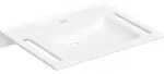 Geberit Publica WT, eckiges Design, m. Auss. 70x55cm, m. Hl., o. &Uuml;l., wei&szlig;