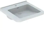 Geberit Renova Comfort Square WT barrierefrei 55x52,5cm, m. Hl., m. &Uuml;l., wei&szlig;