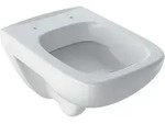Geberit Renova Compact Square WWC Tiefsp&uuml;ler verk&uuml;rzte Ausladung 48,5cm, wei&szlig;
