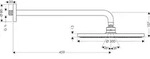 Hansgrohe Tellerkopfbrause Raindance Air 300mm mit Brausearm 450mm chrom