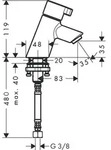 Hansgrohe Standventil S chrom