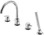 ST 4-Loch Wannenrand-Armatur 100 2400, chrom