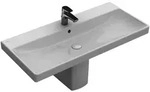 VB Schrankwaschtisch Avento 1000x470mm Rechteck 1HL. mit &Uuml;berlauf Wei&szlig; Alpin