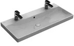VB Schrankwaschtisch Avento 1000x470mm Rechteck 2HL. mit &Uuml;berlauf Wei&szlig; Alpin